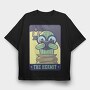 Mysterious Cactus Tarot Cute Cactus 06, Tricou Oversize Barbati (Unisex)