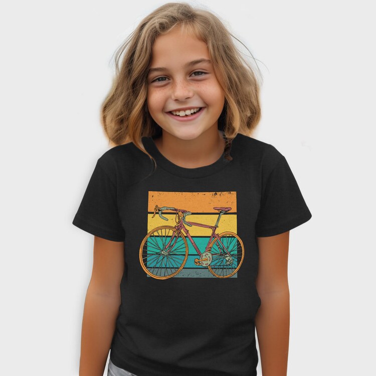 Retro Racing Bike, Tricou Copii