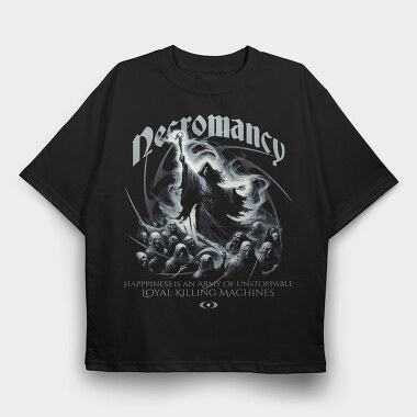 Dark Fantasy Necromancy, Tricou Oversize Barbati (Unisex)