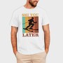 Retro Ski Sky Quote, Tricou Barbati (Unisex)