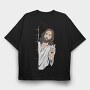 Jesus Judging Religion, Tricou Oversize Barbati (Unisex)