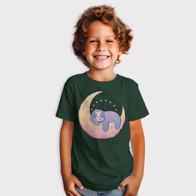 Sloth On Moon, Tricou Copii