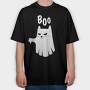 Ghost Cat Boo, Tricou Oversize Barbati (Unisex)