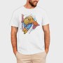 Retro Ski Triangle, Tricou Barbati (Unisex)