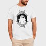 Ghost With Floral Decoration, Tricou Barbati (Unisex)