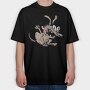Angry Rat Roar, Tricou Oversize Barbati (Unisex)