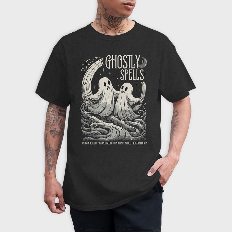 Ghostly Spells Trend, Tricou Barbati (Unisex)