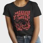 Jingle Hell Anti Christmas Skull, Tricou Femei