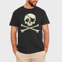Jolly Roger Pirate Flag, Tricou Barbati (Unisex)