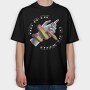 Holographic Snake, Tricou Oversize Barbati (Unisex)