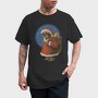 Sloth Santa Claus In Christmas, Tricou Barbati (Unisex)