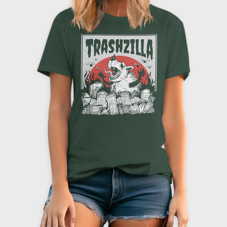 Giant Opossum Trash City Zilla, Tricou Barbati (Unisex)