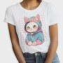 Anime Cat Cute, Tricou Femei