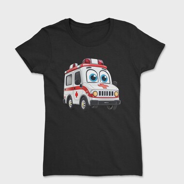 Ambulance Face Clipart, Tricou Femei