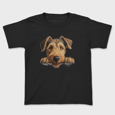 Air Dale Terrier Peeking, Tricou Copii