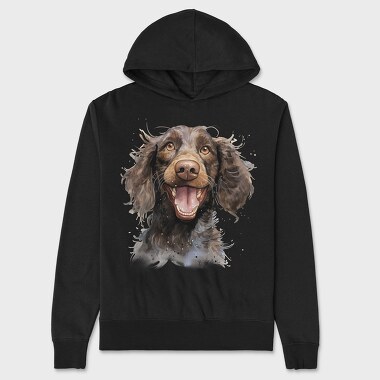 American Water Spaniel Smile, Hanorac Oversize Barbati (Unisex)