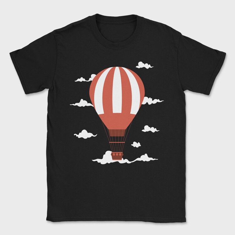 Hot Air Balloon, Tricou Barbati (Unisex)