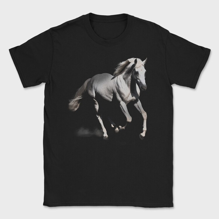Horse Monochrome, Tricou Barbati (Unisex)
