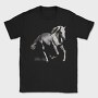 Horse Monochrome, Tricou Barbati (Unisex)
