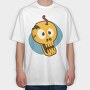Cartoon Skull, Tricou Oversize Barbati (Unisex)
