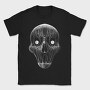 Horror Skull Monochrome, Tricou Barbati (Unisex)