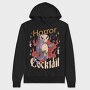 Horror Cocktail Cat, Hanorac Oversize Barbati (Unisex)