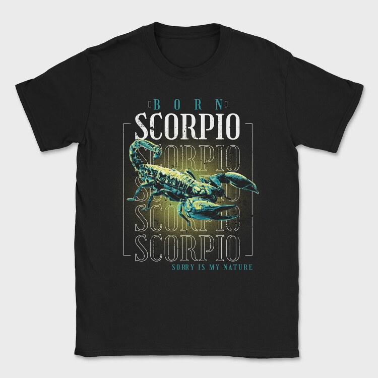 Horoscope Scorpion, Tricou Barbati (Unisex)