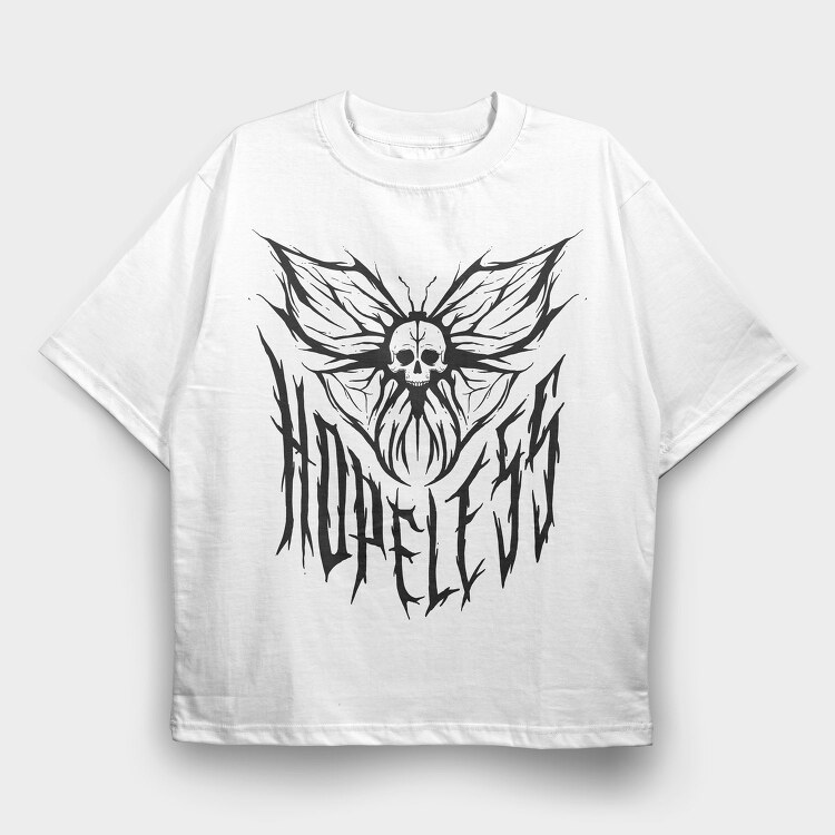 Hopeless Butterfly, Tricou Oversize Barbati (Unisex)