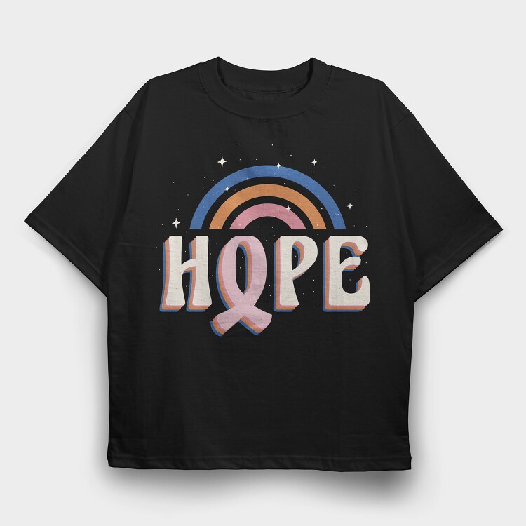 Hope, Tricou Oversize Barbati (Unisex)
