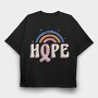 Hope, Tricou Oversize Barbati (Unisex)