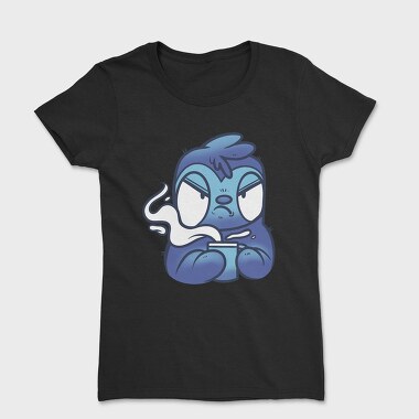 Cartoon Sloth With Coffee Drink, Tricou Femei