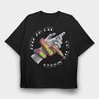 Holographic Snake, Tricou Oversize Barbati (Unisex)