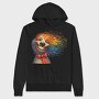 Colorful Furry Smile, Hanorac Oversize Barbati (Unisex)