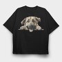 Anatolian Shepherd Peeking, Tricou Oversize Barbati (Unisex)