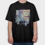 Anime Gamer Girl Vaporwave, Tricou Oversize Barbati (Unisex)