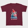 Hippo Watercolor Christmas, Tricou Copii