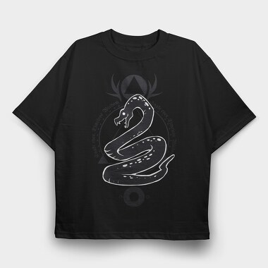Dark Snake Dark Animals, Tricou Oversize Barbati (Unisex)