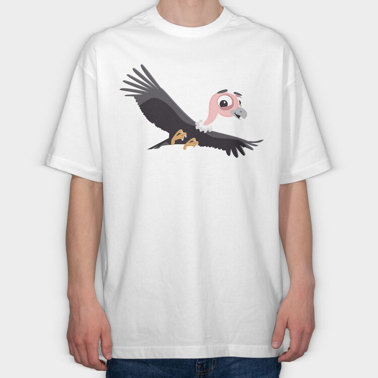 Eagle Flight, Tricou Oversize Barbati (Unisex)