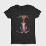 Colorful Quirky Dog, Tricou Femei