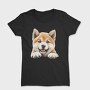 Akita Inu Peeking Face, Tricou Femei