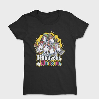 Dungeons Unicorns, Tricou Femei