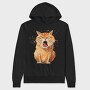 Angry Cat Scream, Hanorac Oversize Barbati (Unisex)