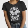 Whimsical Cottagecore Moth, Tricou Femei