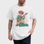 Anime Girl Electric Guitar Pedals, Tricou Barbati (Unisex)