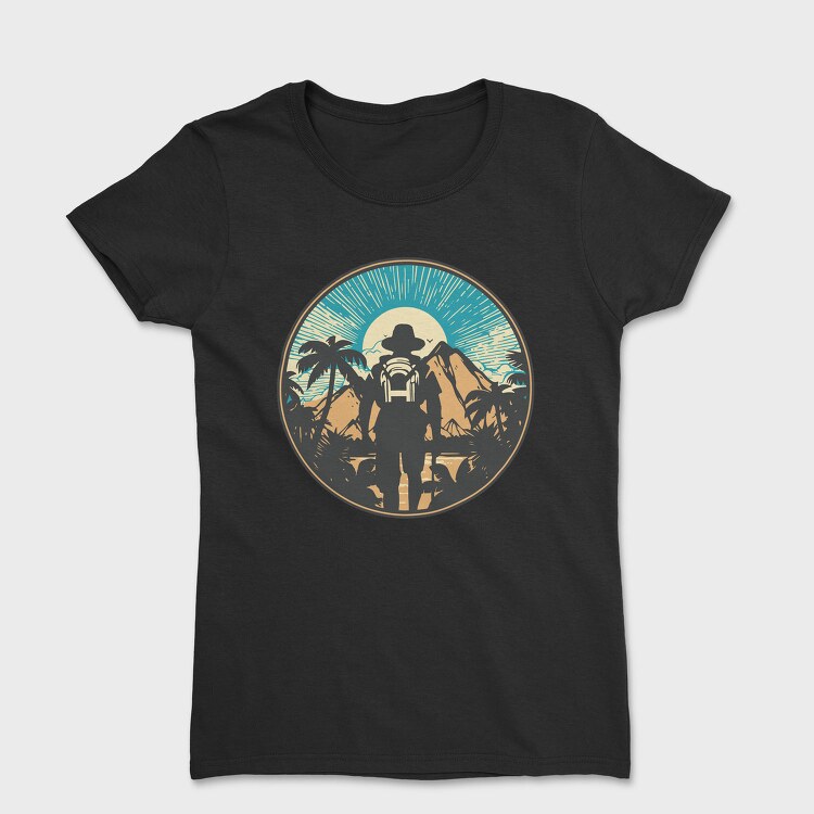 Hiking Palm Trees, Tricou Femei