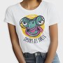 Turtle Animal With Glasses Smart Ass Hell, Tricou Femei