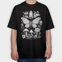 Whimsical Cottagecore Moth, Tricou Oversize Barbati (Unisex)