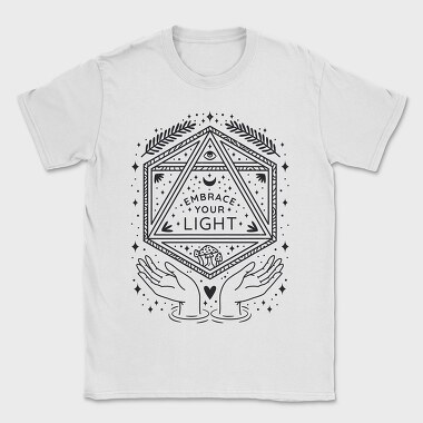 Embrace Your Light, Tricou Barbati (Unisex)
