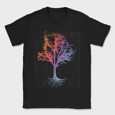 Enchanted Tree Rainbow, Tricou Barbati (Unisex)