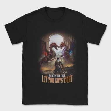 Epic Dragon Battle Fight Paladin, Tricou Barbati (Unisex)